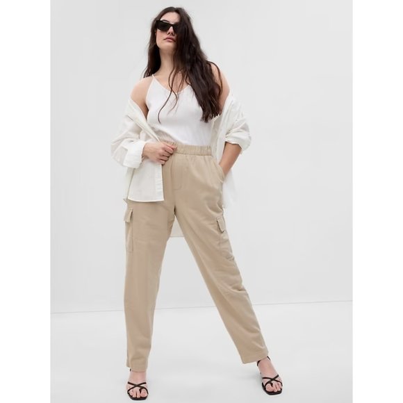 New NWT Gap Twill Cargo Pants XXL Black A425 - Picture 7 of 7